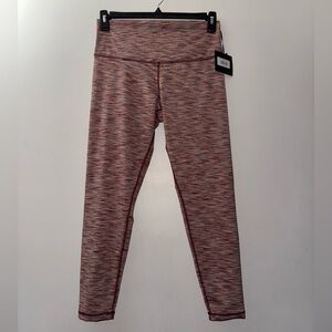 DYI Pink and Red High-Rise Leggings for Active Comfort